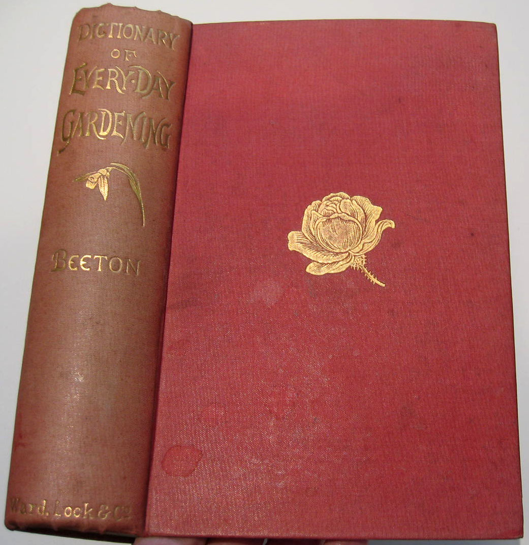 Beetons dictionary of every day gardening antique book 2