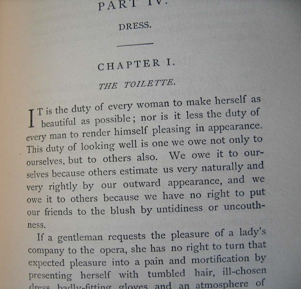 Duffey Ladies and Gentlemens Complete Etiquette Antique Victorian Book 5