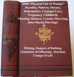 Napheys Physical Life of Woman antique book