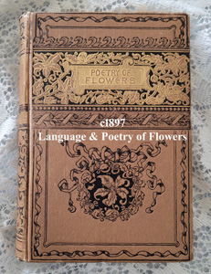 Kirtland Poetry Language of Flowers antique book