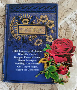 c1880 Language and Poetry of Flowers antique book