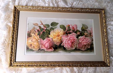 Paul de Longpre ANTIQUE Roses Print Just Too Sweet