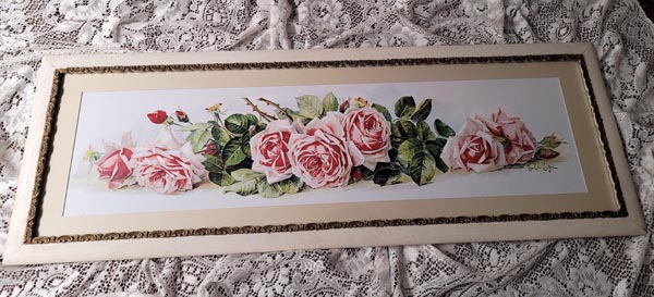 Paul de Longpre La France Roses yard long print