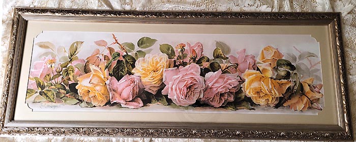Paul de Longpre vintage roses yard long print
