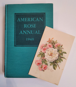 Paul de Longpre 1948 American Rose Annual book author autographed