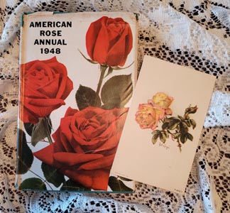 Paul de Longpre 1948 American Rose Annual book author autographed