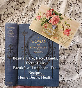 Woman her home health and beauty gilded age antique book